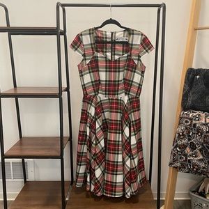 Hell Bunny Aberdeen Plaid Dress